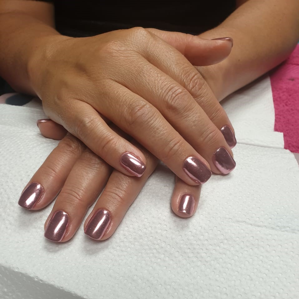 Overlay with mirror finish